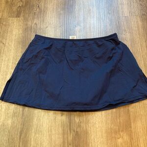 Beach House Navy Blue Swim Skirt 8